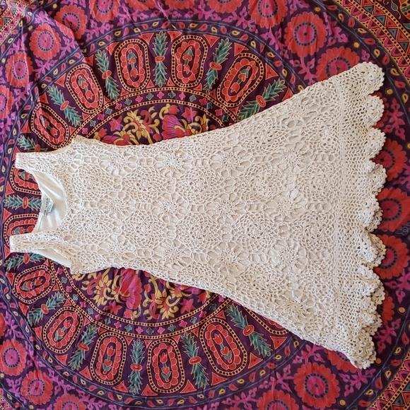 Sarah Richards Dresses & Skirts - Vintage 70s one of a kind crochet dress